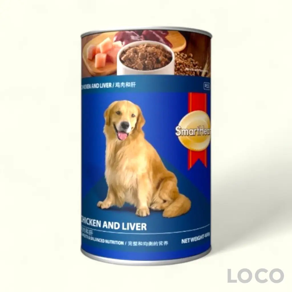 Smart Heart Dog Can 400g - Chicken & Liver 400g