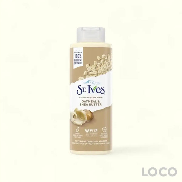 St Ives Body Wash 450ml-473ml - Soothing Oatmeal & Shea