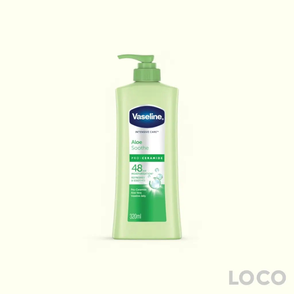 Vaseline Body Lotion 400ml - Aloe Soothe 320ml