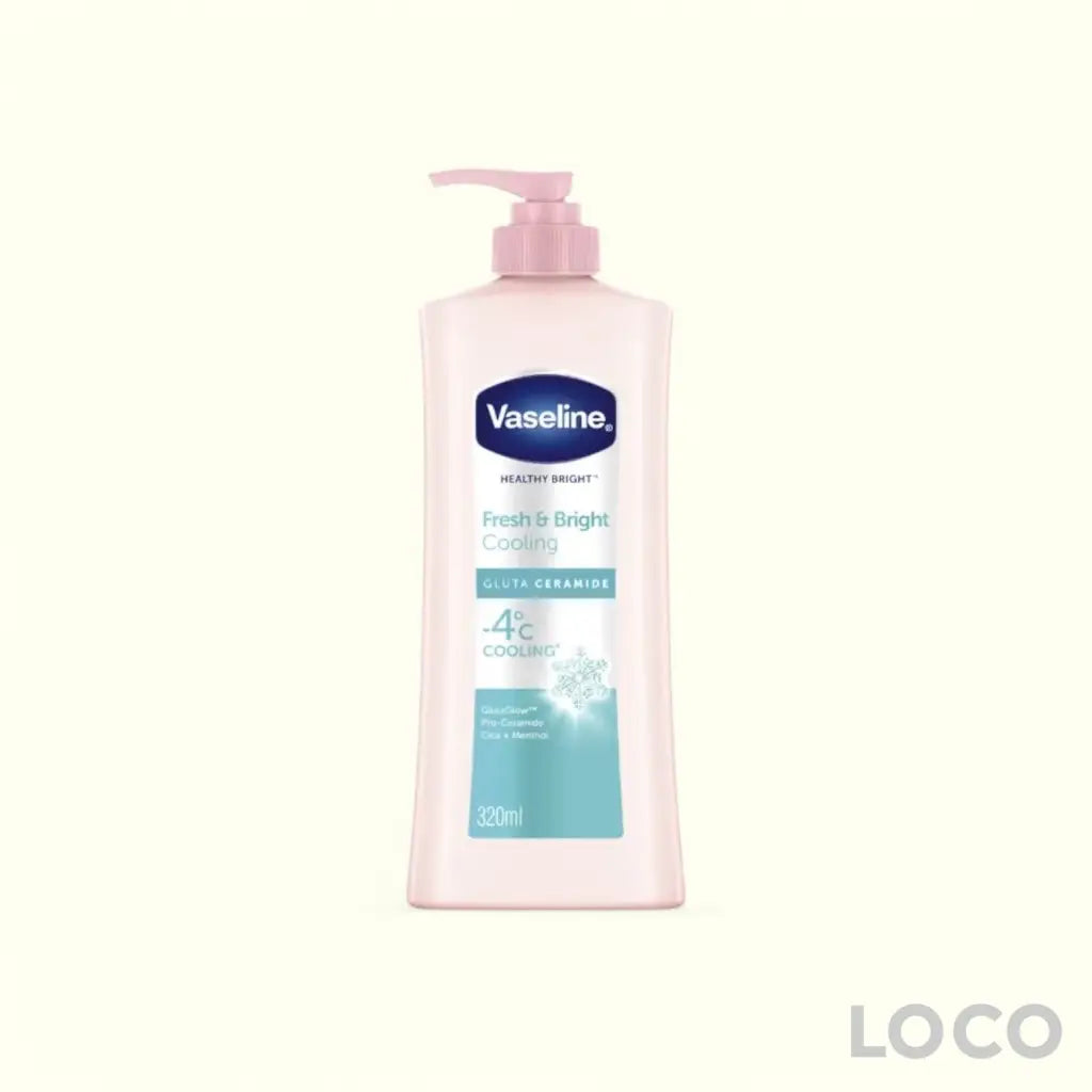 Vaseline Body Lotion Gluta E 320ml - Fresh & Bright 320ml