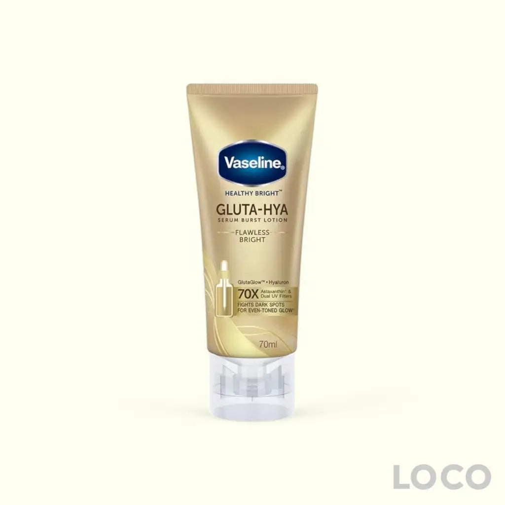 Vaseline Gluta-Hya Serum Burst Lotion 70ml - Flawless
