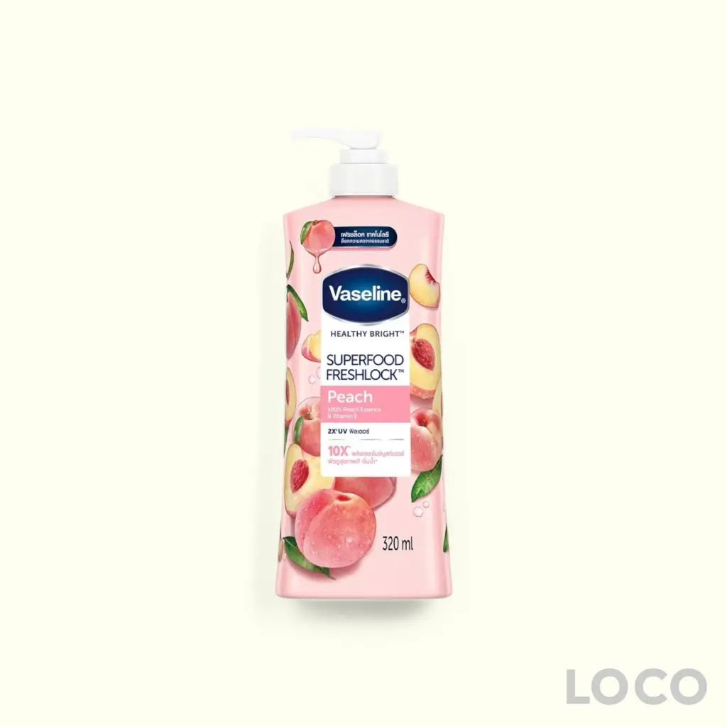 Vaseline Superfood Body Lotion 320ml - Peach 320ml