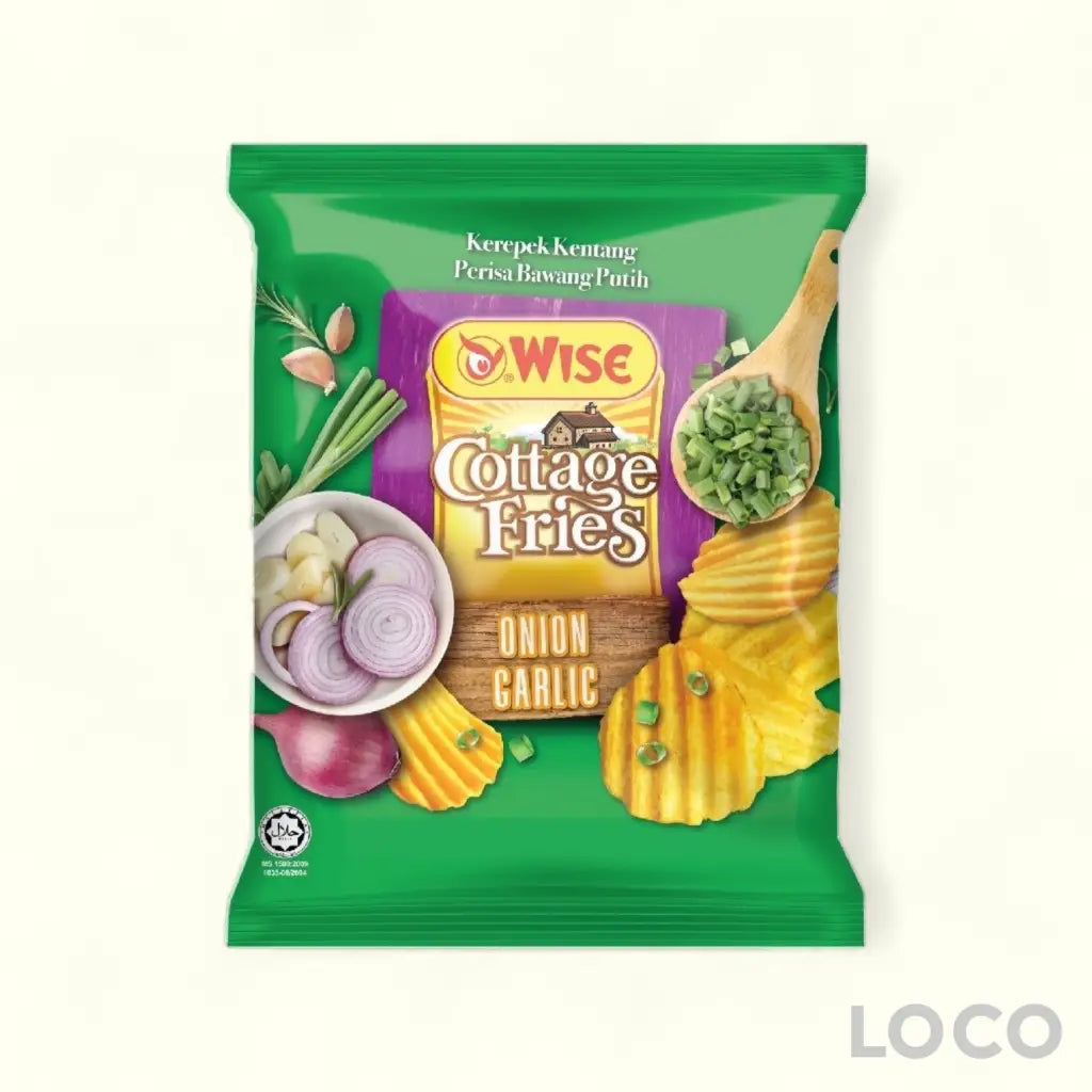 Wise Potato Chips 60G - Onion Garlic
