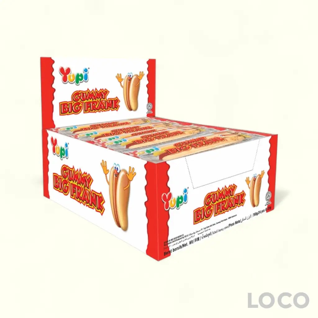 Yupi Gummy in Display Box - Big Frank 24X28G