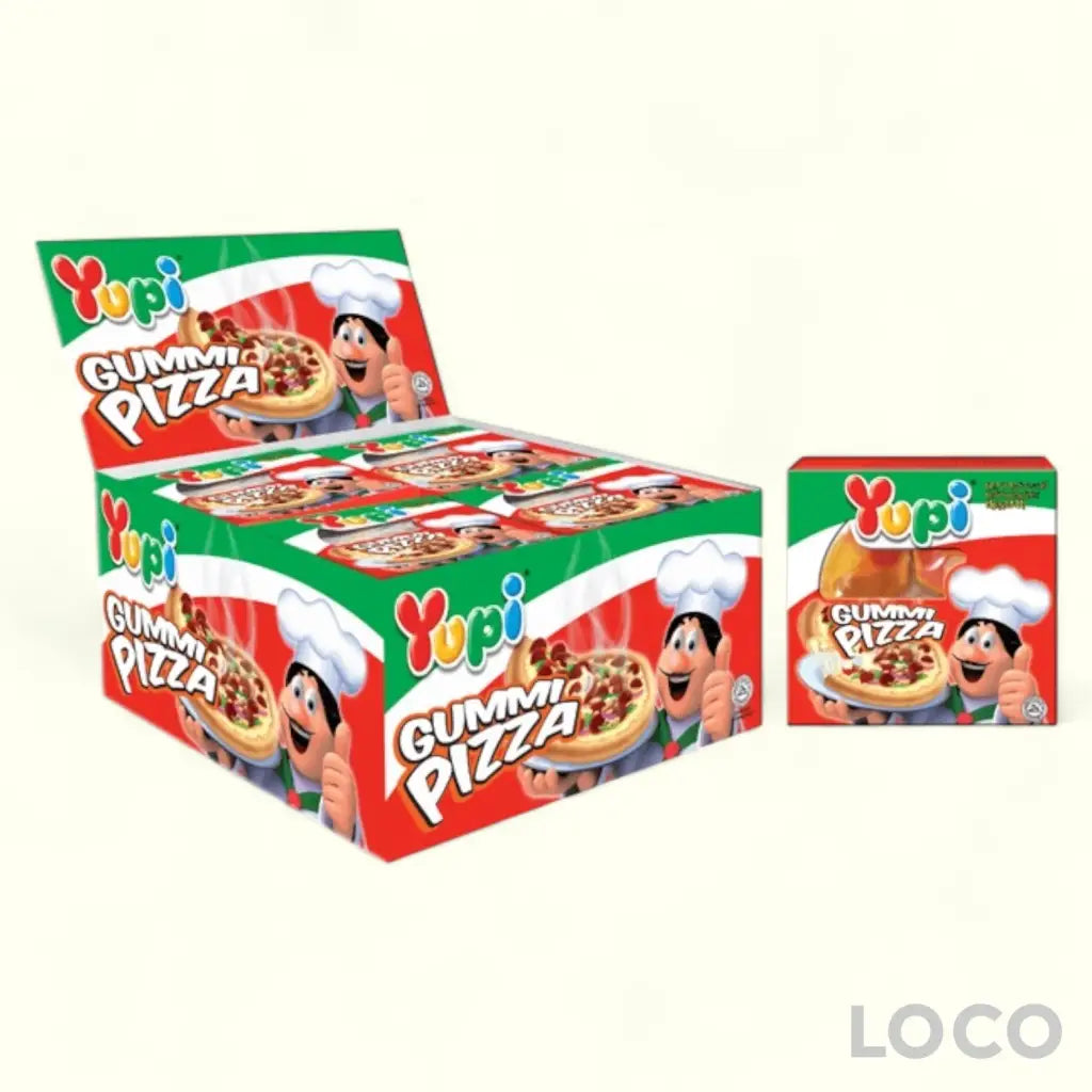 Yupi Gummy in Display Box - Big Pizza 6 Slices 26X21G