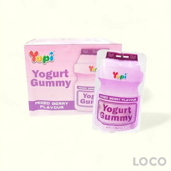 Yupi Yogurt Gummy 12X40G - Mixed Berries