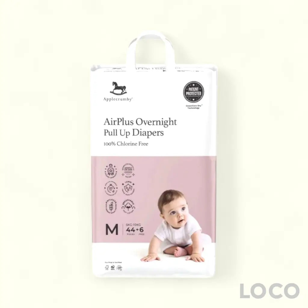 Applecrumby Airplus Overnight Pull Up Diapers - M44