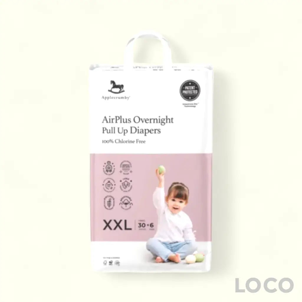 Applecrumby Airplus Overnight Pull Up Diapers - XXL30