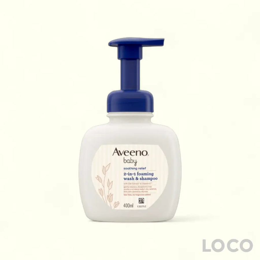 Aveeno Baby 2in1 Soothing Relief Foaming Wash & Shampoo
