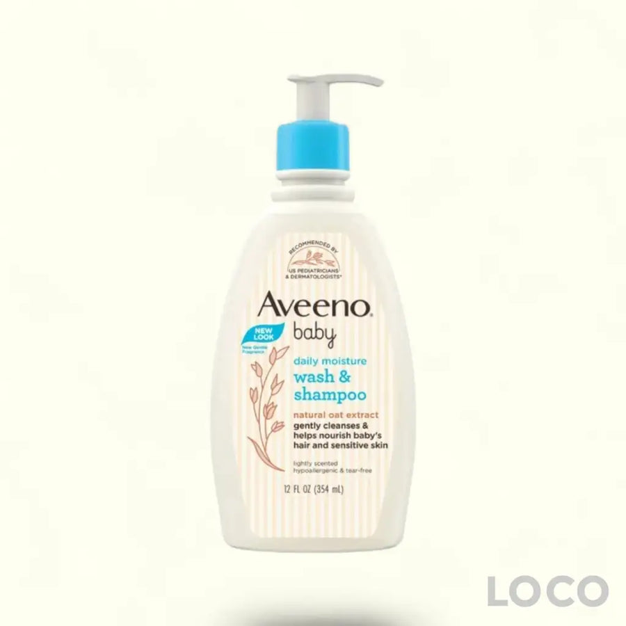 Aveeno Baby Wash & Shampoo 354ml
