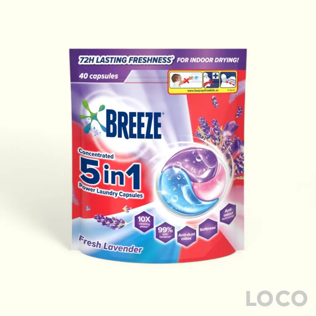 Breeze Capsules 5In1 420G - Laundry