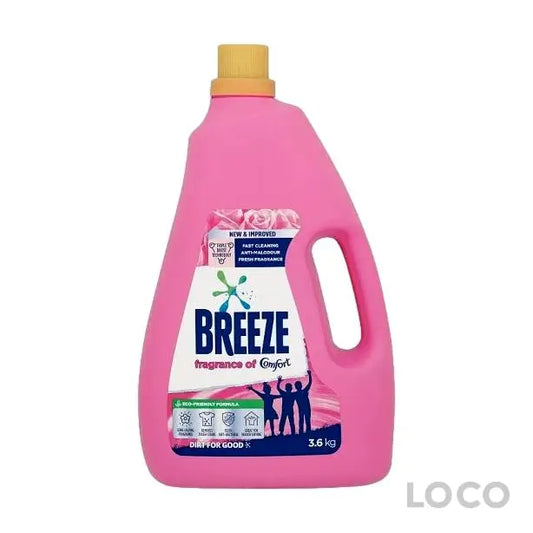 Breeze Liquid 2In1 With Fragrance Of Comfort 3.6kg - Laundry