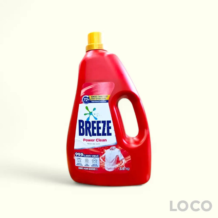 Breeze Liquid 3.6kg - Power Clean 3.6kg - Laundry