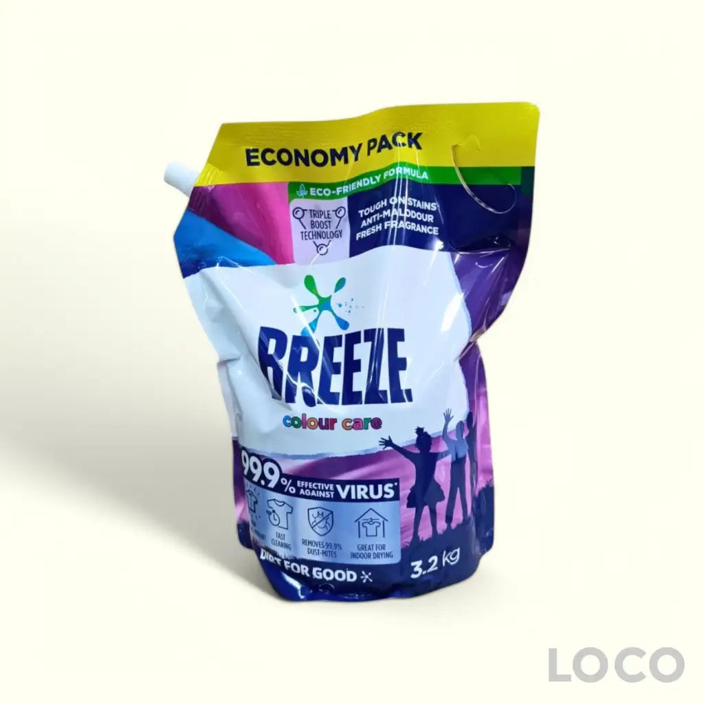 Breeze Liquid Big Refill 3.2kg - Color Care 3.2kg - Laundry