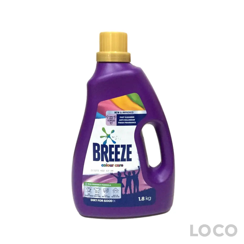 Breeze Liquid Colour Care 1.8kg - Laundry