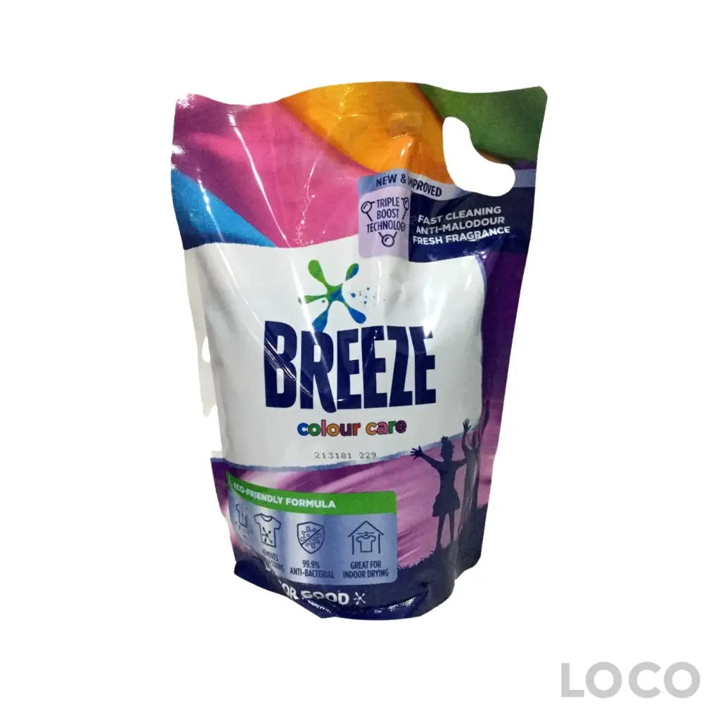 Breeze Liquid Colour Care Refill 1.5kg - Laundry