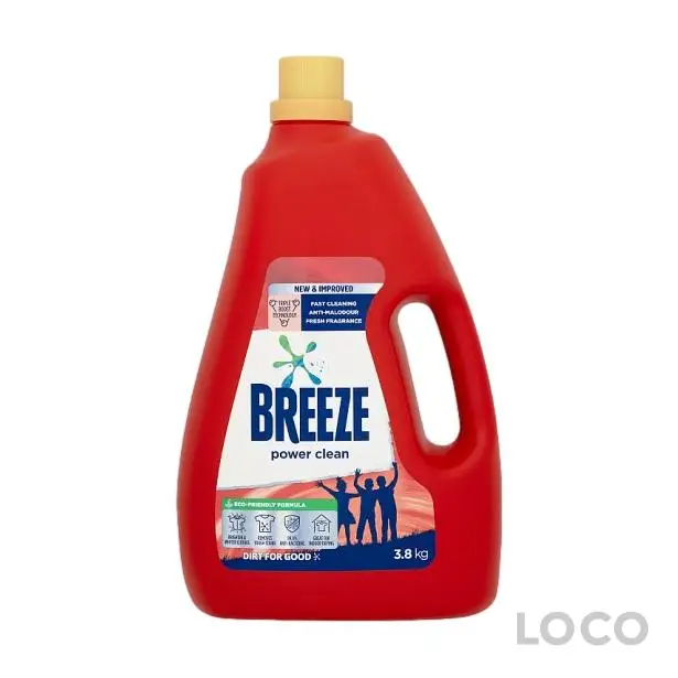 Breeze Liquid Power Clean 3.6kg - Laundry