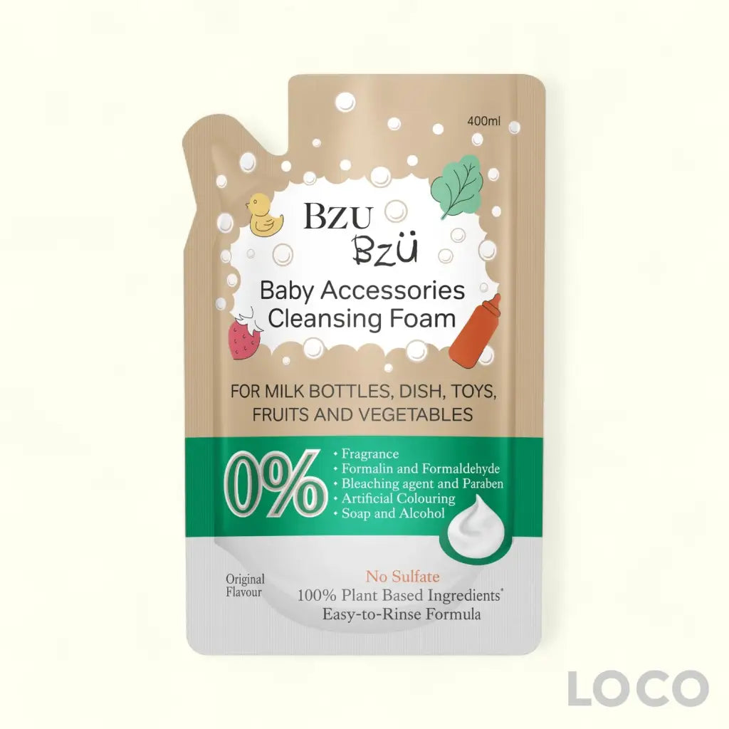 BzuBzu Baby Accessories Cleansing Foam 400ML Refill