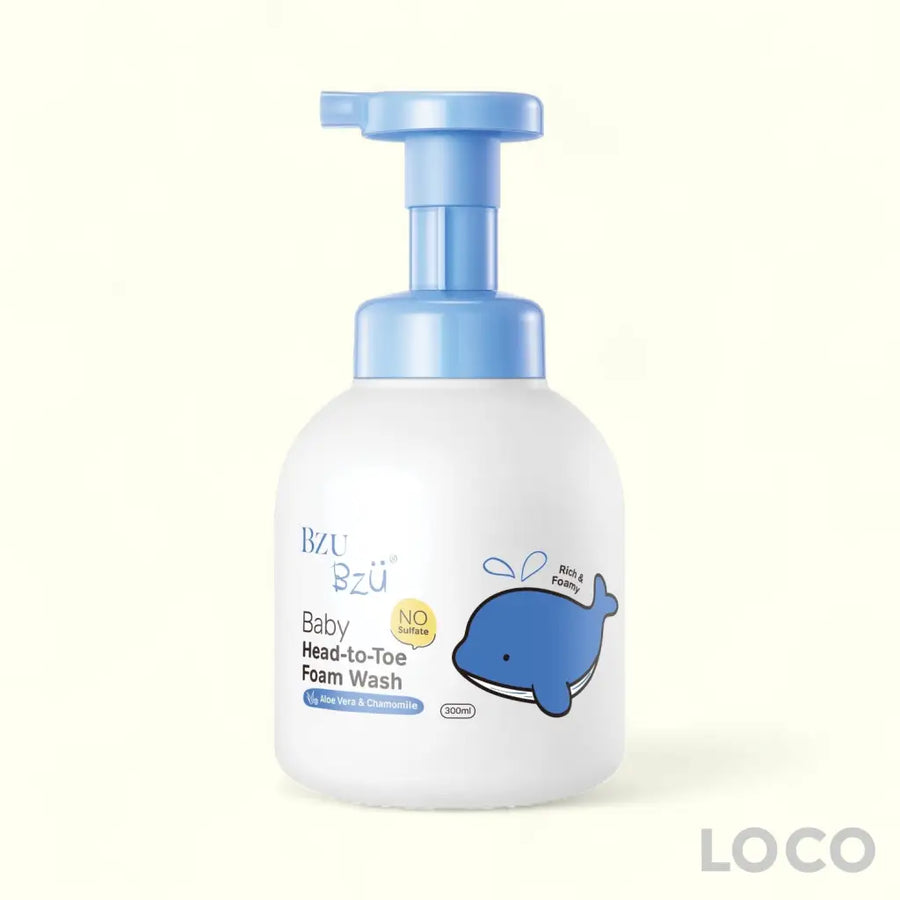 BzuBzu Baby Head-to-Toe Foam Wash Aloe Vera & Chamomile