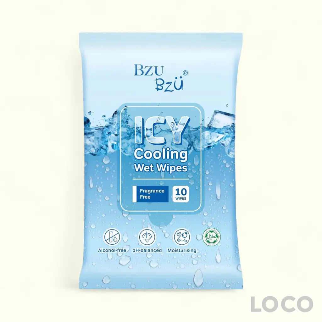 BzuBzu Cooling Wet Wipes 10 Wipes