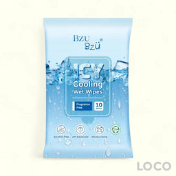 BzuBzu Cooling Wet Wipes 10 Wipes