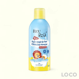 BzuBzu Kids Head-to-Toe Cleansing Mousse 350ml