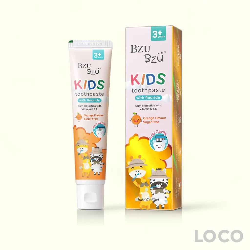 BzuBzu Kids Toothpaste 50g - Orange