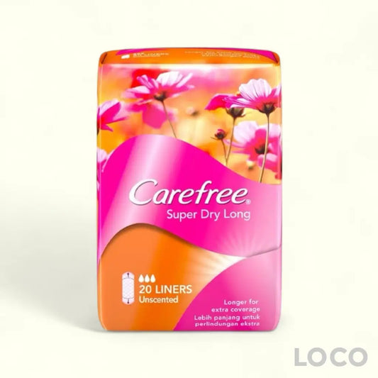 Carefree Pantyliners Long Unscented 20S