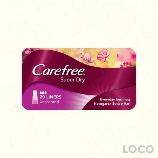 Carefree Pantyliners Super Dry 20S - Unscented 20S