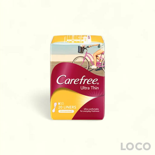 Carefree Pantyliners Ultra Thin Unscented 20S