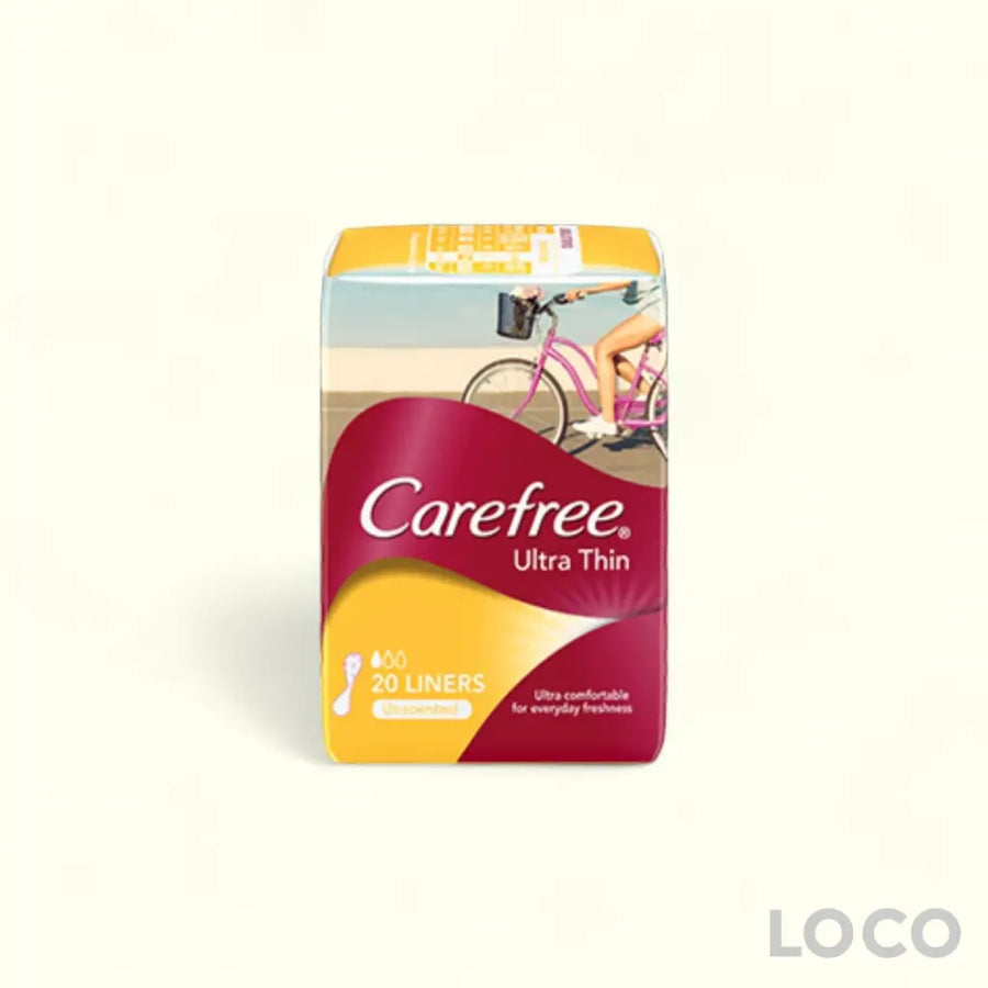 Carefree Pantyliners Ultra Thin Unscented 20S