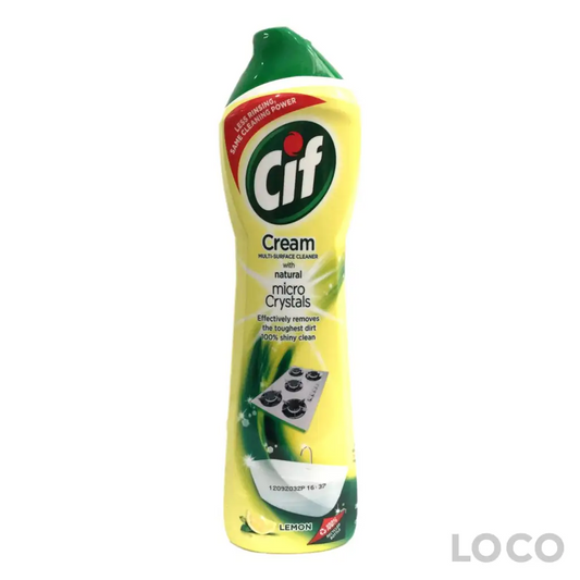 Cif Cream Lemon Bottle 660G - Household