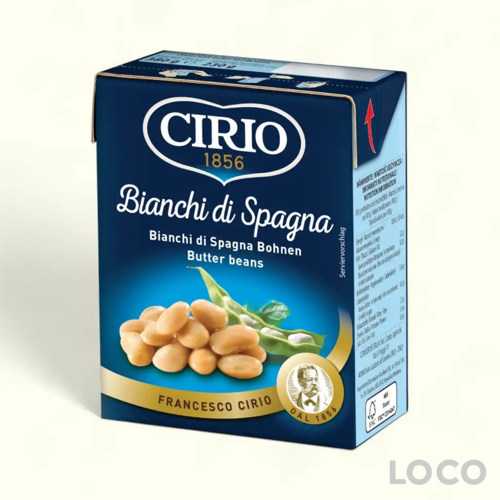 Cirio Beans 380G - Butter Beans Bianchi Spagna