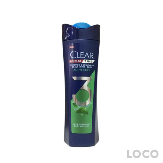 Clear Men 3In1 Active Cool 333ml - Hair Care