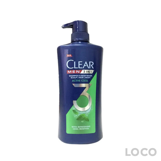 Clear Men 3In1 Active Cool 618ml - Hair Care