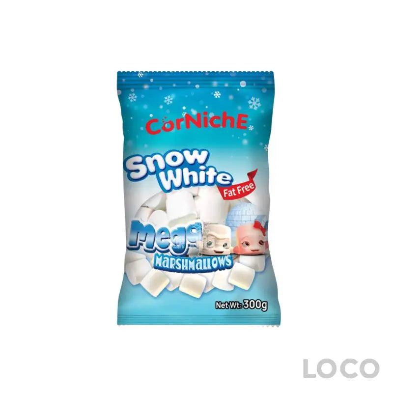 Corniche Mega Marshmallows 300g - Snow White 300g