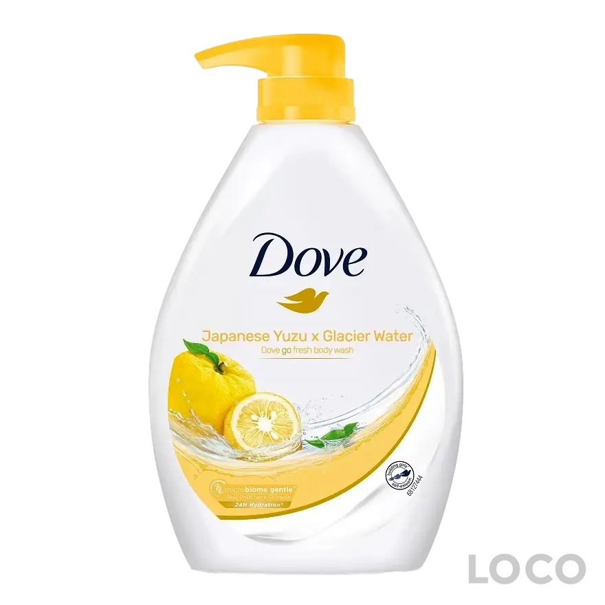 Dove Body Wash Yuzu 1000G Stk - Bath &