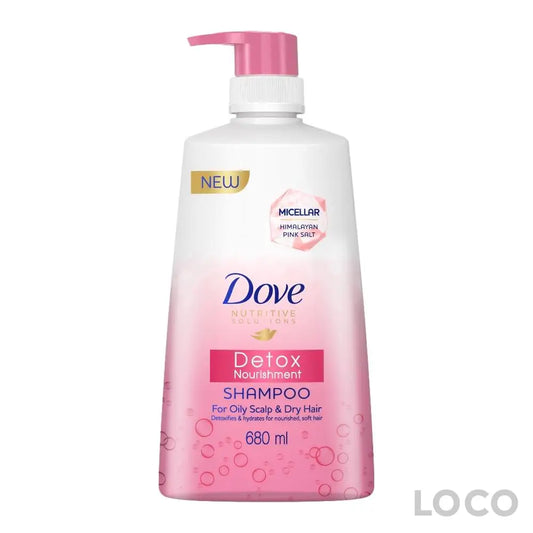 Dove Shampoo Detox Nourishment 650ml - Hair Care