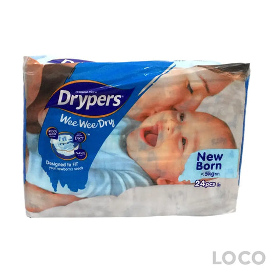 Drypers Wee Wee Dry Regular NB24s - Baby Care