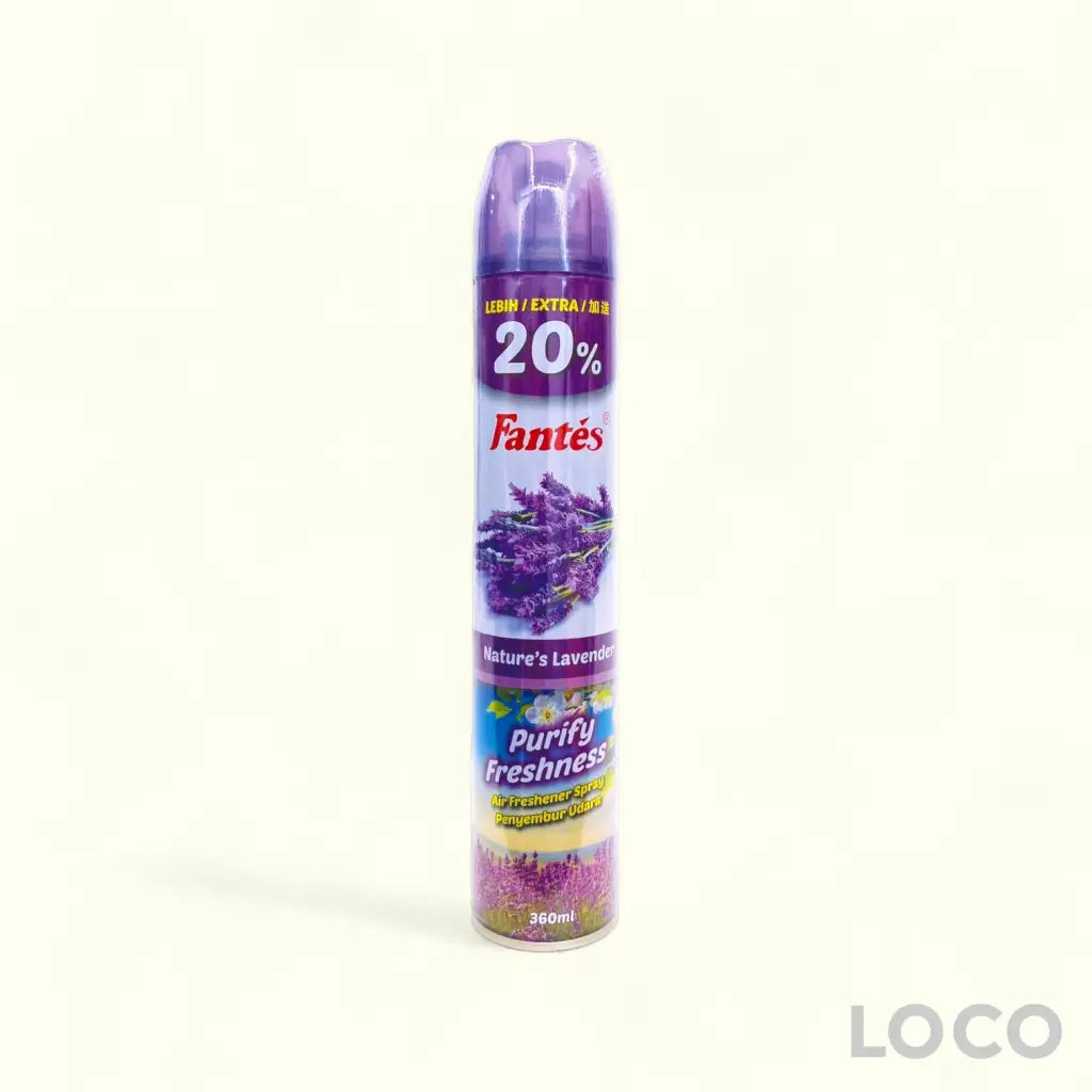 Fantes Air Freshener Spray 300ML + 20% - Lavender