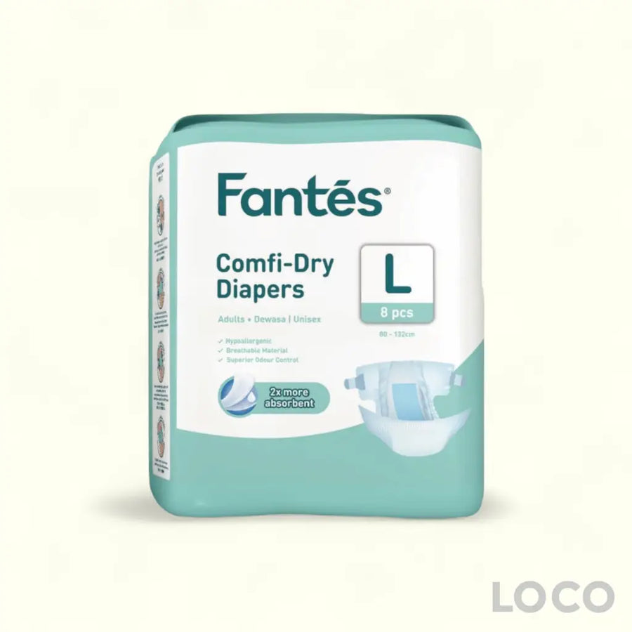 Fantes Comfi Dry Adult Diapers Tape - L8