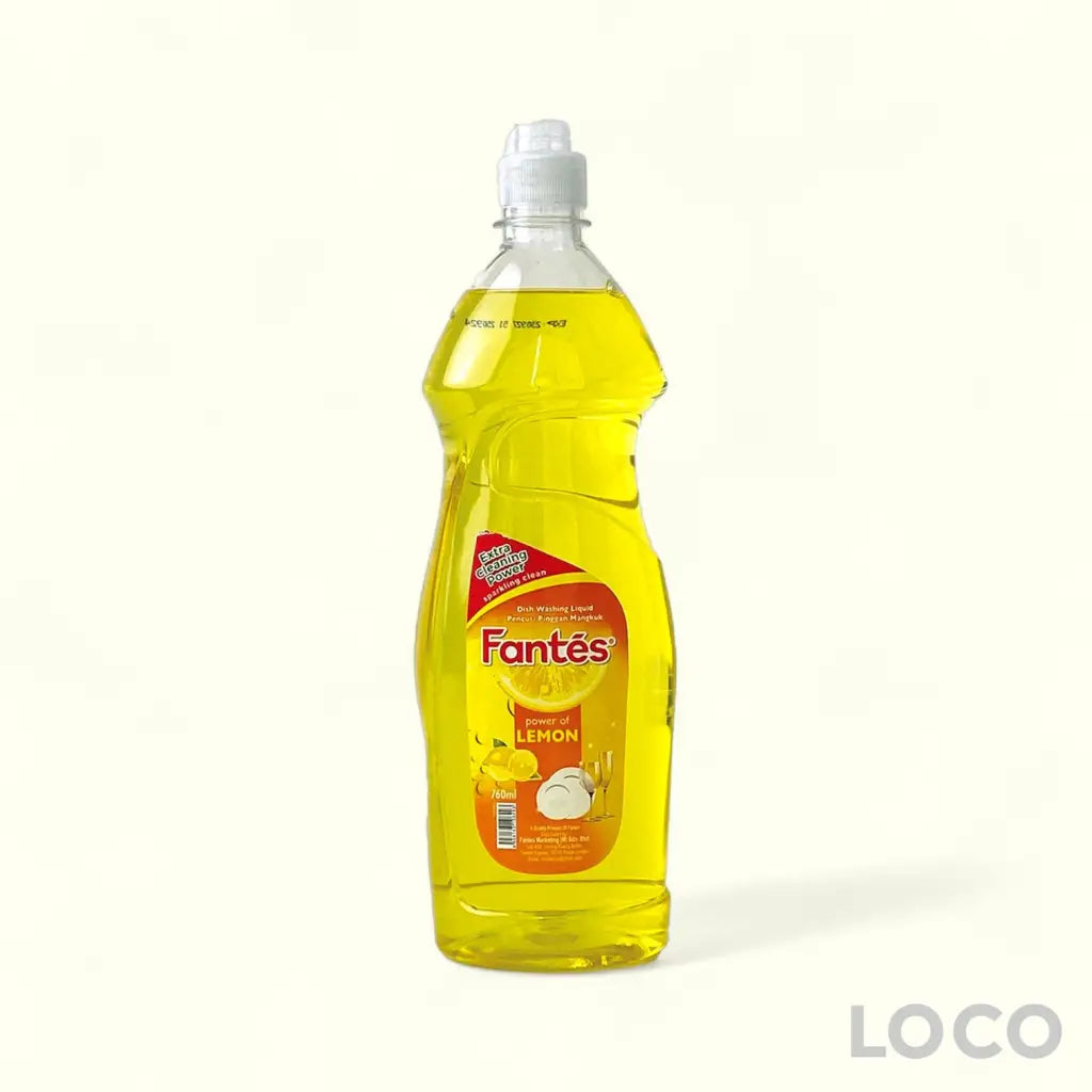 Fantes Dishwash Liquid 760ml - Lemon