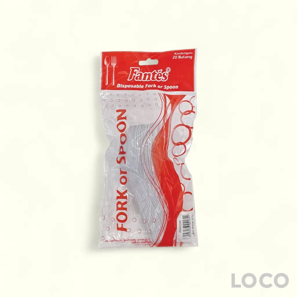 Fantes Disposable Cutleries 20S - Chinese Spoon B
