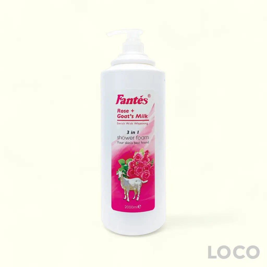 Fantes Goats Milk Shower Foam 2L - Rose