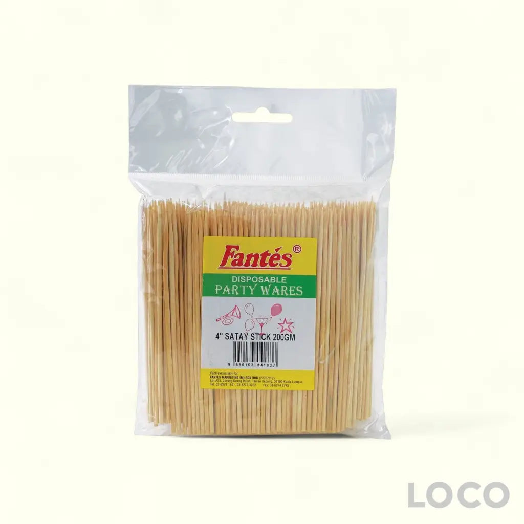 Fantes Satay Stick 4 inch 200G