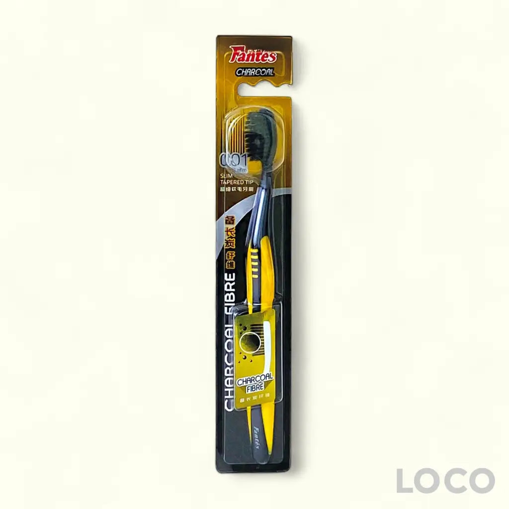 Fantes Toothbrush Charcoal Fibre
