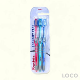 Fantes Toothbrush Economy Value Pack 3s - Hard
