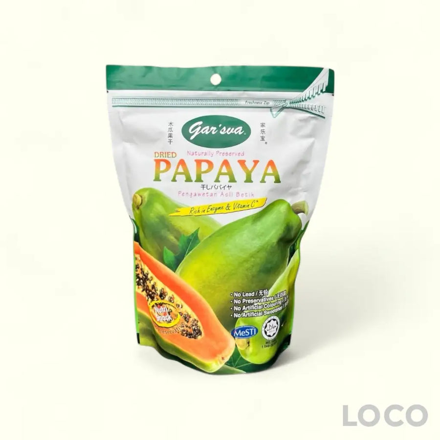 Gars Dried Papaya Bag 120g