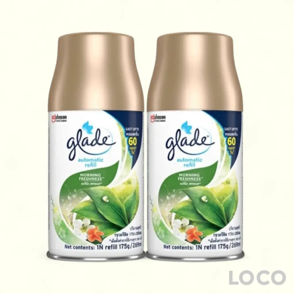 Glade Auto Spray Refill Twin Pack 252mlx2 - Morning