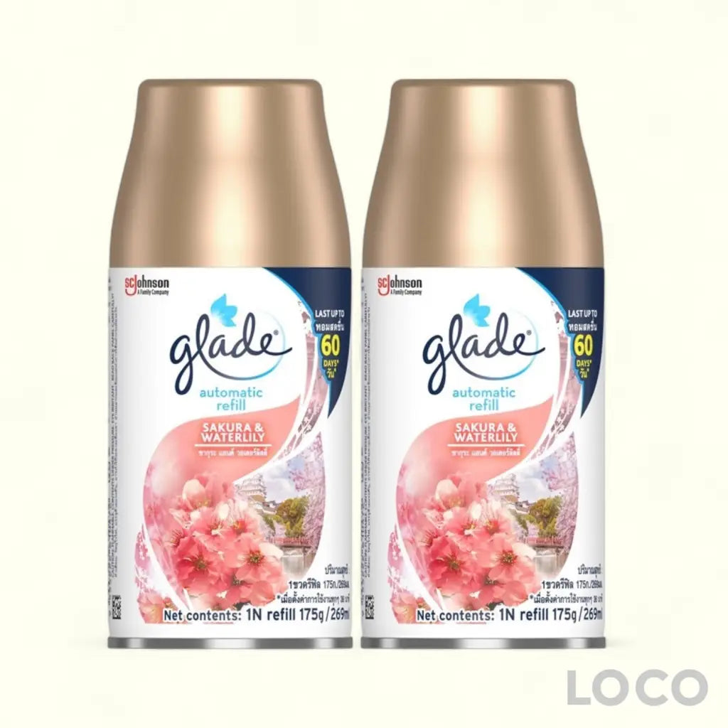 Glade Auto Spray Refill Twin Pack 252mlx2 - Sakura